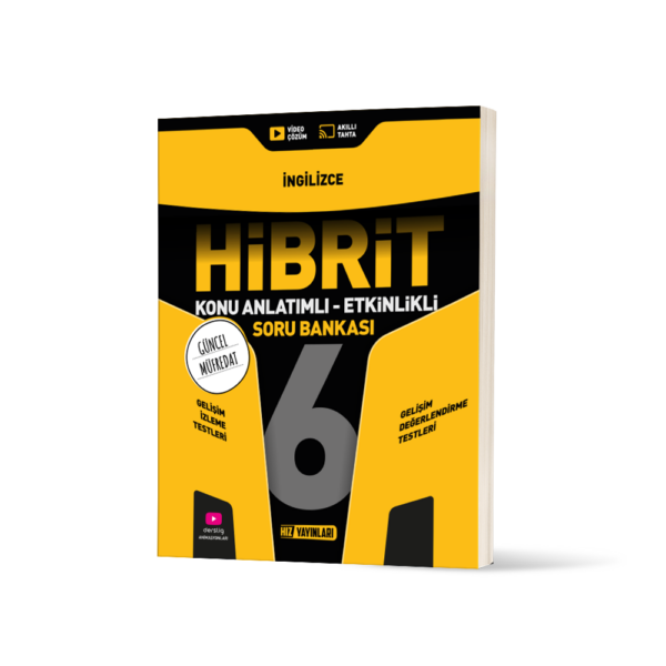 6. Sınıf İngilizce Hibrit Soru Bankası