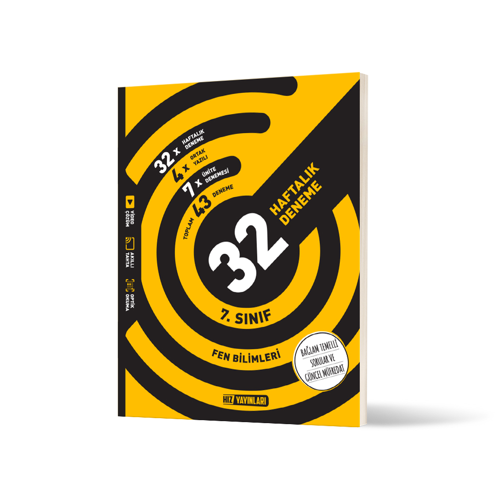 7. Sınıf Fen Bilimleri Haftalık Deneme