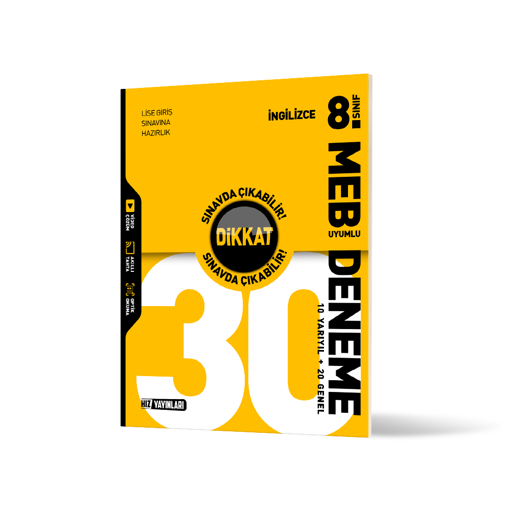 8. Sınıf İngilizce 30’lu Deneme