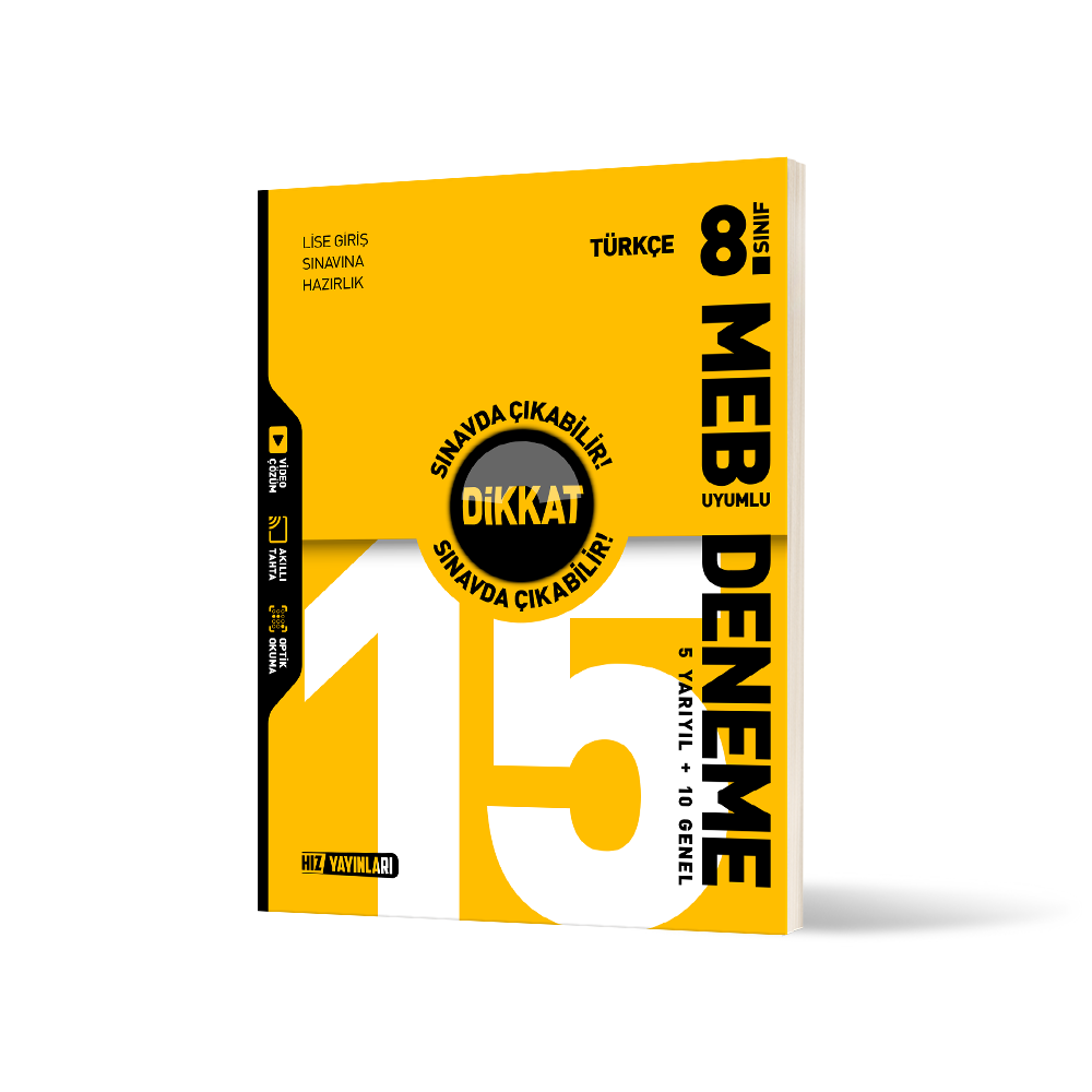 8. Sınıf Türkçe 15’li Deneme