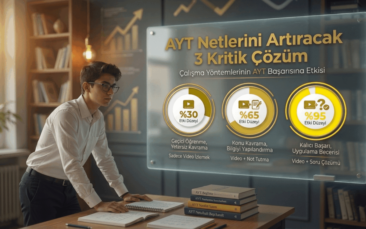 AYT Netlerini Artıracak 3 Kritik Çözüm