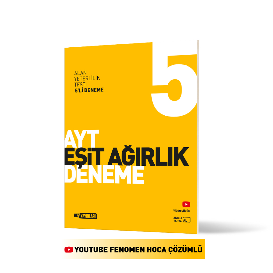 AYT 5’li Eşit Ağırlık Genel Deneme